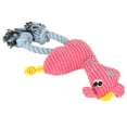 thumbnail image 1 of Dog Chew Toy, Puppy Teething Chew Toy Interactive With Squeaky Sound For Pet Dog For Teeth Cleaning Rose Red, 1 of 8
