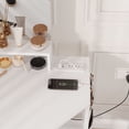 thumbnail image 4 of Bingirl Corner Vanity Desk Featuring LED Lighted Mirror, Charging Station, Storage Cabinet, and Stool, 4 of 6