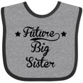 thumbnail image 3 of Inktastic Future Big Sister Girls Baby Bib, 3 of 4