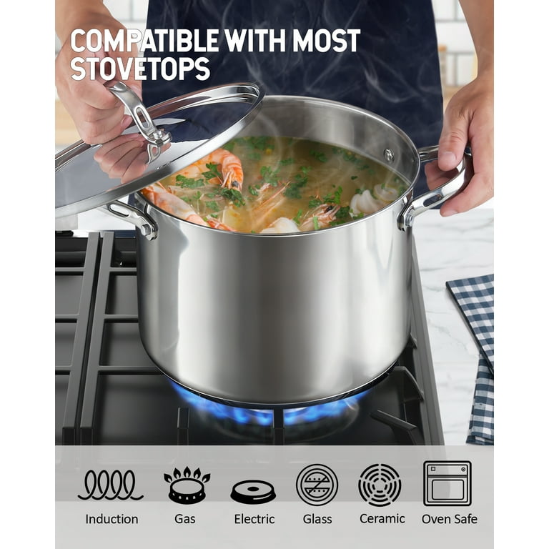 8 quart stock pots discount