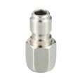 thumbnail image 1 of Unique Bargains Pressure Washer Coupler Washer Gun Adapter Universal for Car Stainless Steel 1/4' NPT, 1 of 7