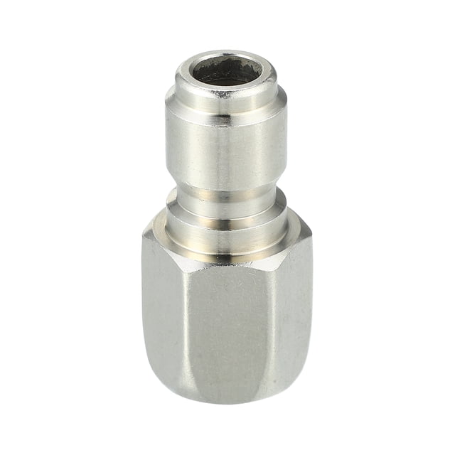 Unique Bargains Pressure Washer Coupler Washer Gun Adapter Universal for Car Stainless Steel 1/4' NPT