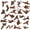 Mopani Driftwood (3-5 inch - 24 Pcs), variant on Mopani Driftwood (4.1-7.2 inch - 12 Pcs) Aquarium Habitat Decoration