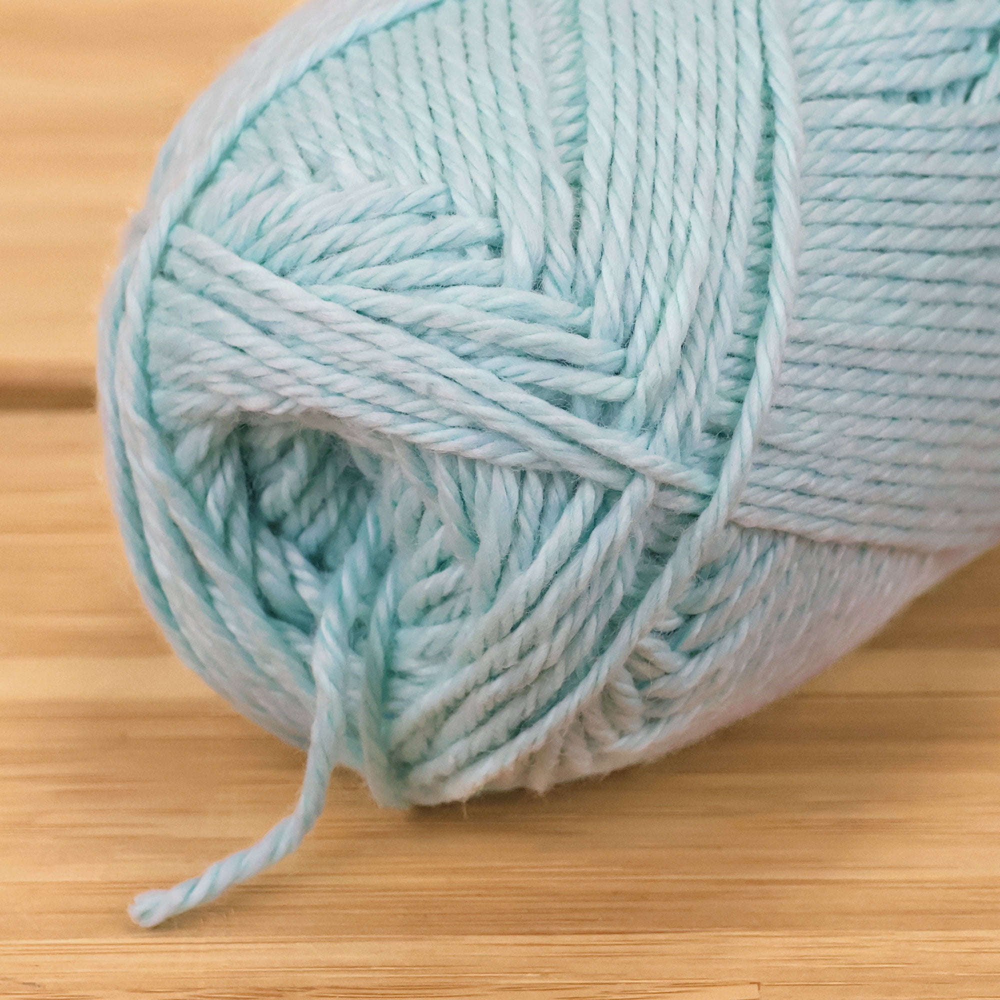 JubileeYarn Simply Sweet Yarn - 100g/Skein DK Cotton Blend - 4 Skeins - Artic Blue - Color 107