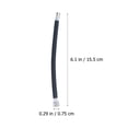 thumbnail image 2 of ROSENICE Bike Pump Extension Hose 15.50X0.75X0.75in Black Rubber Alloy 6Pcs for Cyclists Cycling Travel Maintenance, 2 of 8