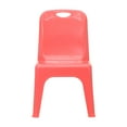 thumbnail image 4 of Red Plastic Stackable School Chair with 11" Seat Height, 4 of 4