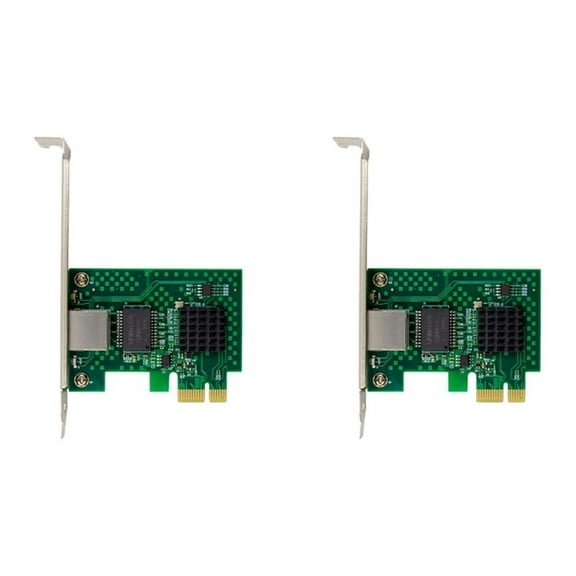 2X I225-V Network Card, Pci-E I225 2.5G Ethernet Server Network Card for Desktop Computers