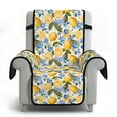 thumbnail image 6 of TSOVTHRID Lemon Floral Leaf Print Recliner Covers Non Slip Recliner Slipcovers Furniture Protector Dog Couch Recliner Cover with Pocket Washable Reclining Chair Protector for Pets, 6 of 7