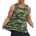 thumbnail image 3 of Thrilos Camo Muscle Sleeveless Tank Tops Gym Quick Dry T Shirts Workout Big & Tall Tank, 3 of 7