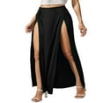 thumbnail image 3 of Jupes Longues Maxi Fendues Taille Haute pour Femmes Grande Taille Plage Fête, 3 of 6