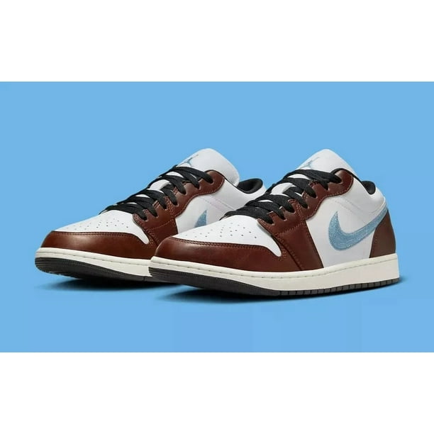 NEW A i r-Jor-dan 1 Low SE Men’s Multi Size White/Blue Grey-Black-Sail FQ7832-142