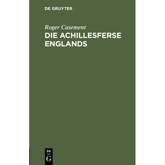 Die Achillesferse Englands, (Hardcover)