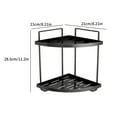 thumbnail image 3 of Fufafayo under $5 Corner Bathroom Organizer, Countertop Tier Corner Shelf, Vanity Perfume Storage Solution, Bathroom Storage Counter Shelf, Space Maximizer, 3 of 6