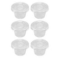 thumbnail image 1 of Portion Cups with Lids (1 2 3 4 Ounces, 100 Pack) | Disposable Plastic Cups for Meal Prep, Portion Control, Salad Dressing, & Medicine | Small Plastic Condiment Container, 1 of 4