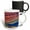 Multicolor, variant on 3drose, Green River Overlook. Red Rock Canyons, Canyonlands Park, Moab, Utah, 11oz Two-tone Black Mug