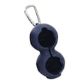 thumbnail image 1 of Support de Boule en Silicone Double Protection de Rangement avec Crochet (Bleu Foncé), 1 of 8