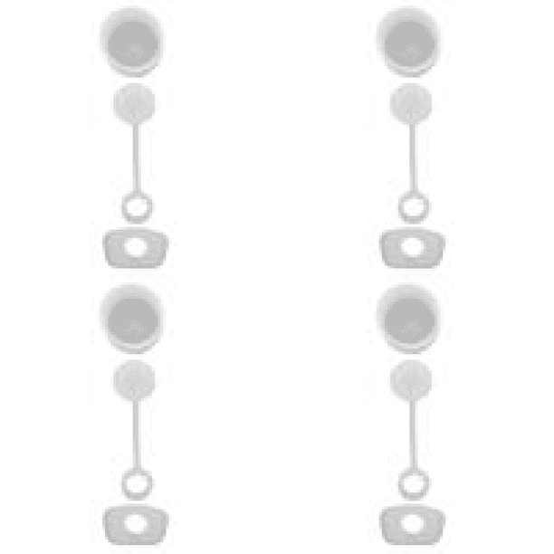 Tapón antifugas de silicona con pajita, tapón reutilizable, accesorios para vasos, 3 uds.