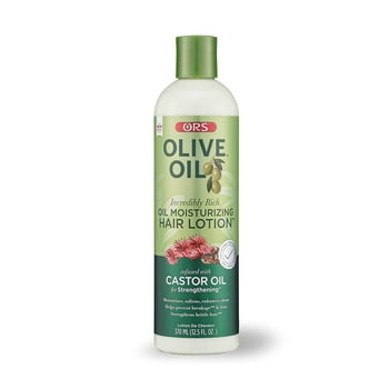 ORS Olive Oil Incredibly Rich Oil Moisturizing Hair Lotion infused with Castor Oil for Strengthening 12.5oz