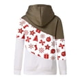 thumbnail image 5 of Femmes Noël Imprimé Pull à Capuche Manches Longues Cordon à Capuche Tops Sweat-Shirt, 5 of 5