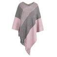 thumbnail image 5 of Aoochasliy Winter Scarfs Christmas Clothes Women's Trendy Casual Comfortable Contrasting Colors Cloak Knitting Wraps, 5 of 7