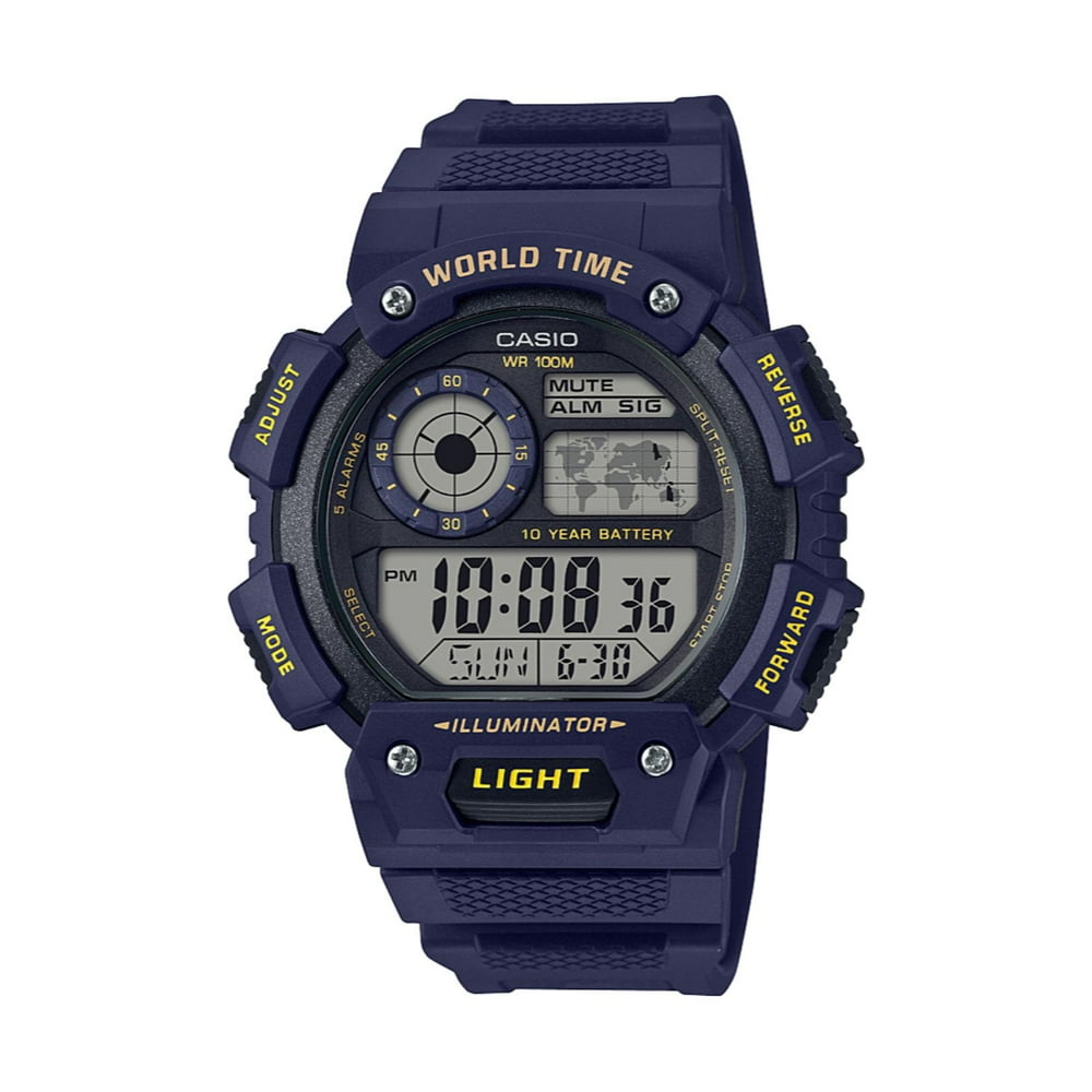 casio blue note watch