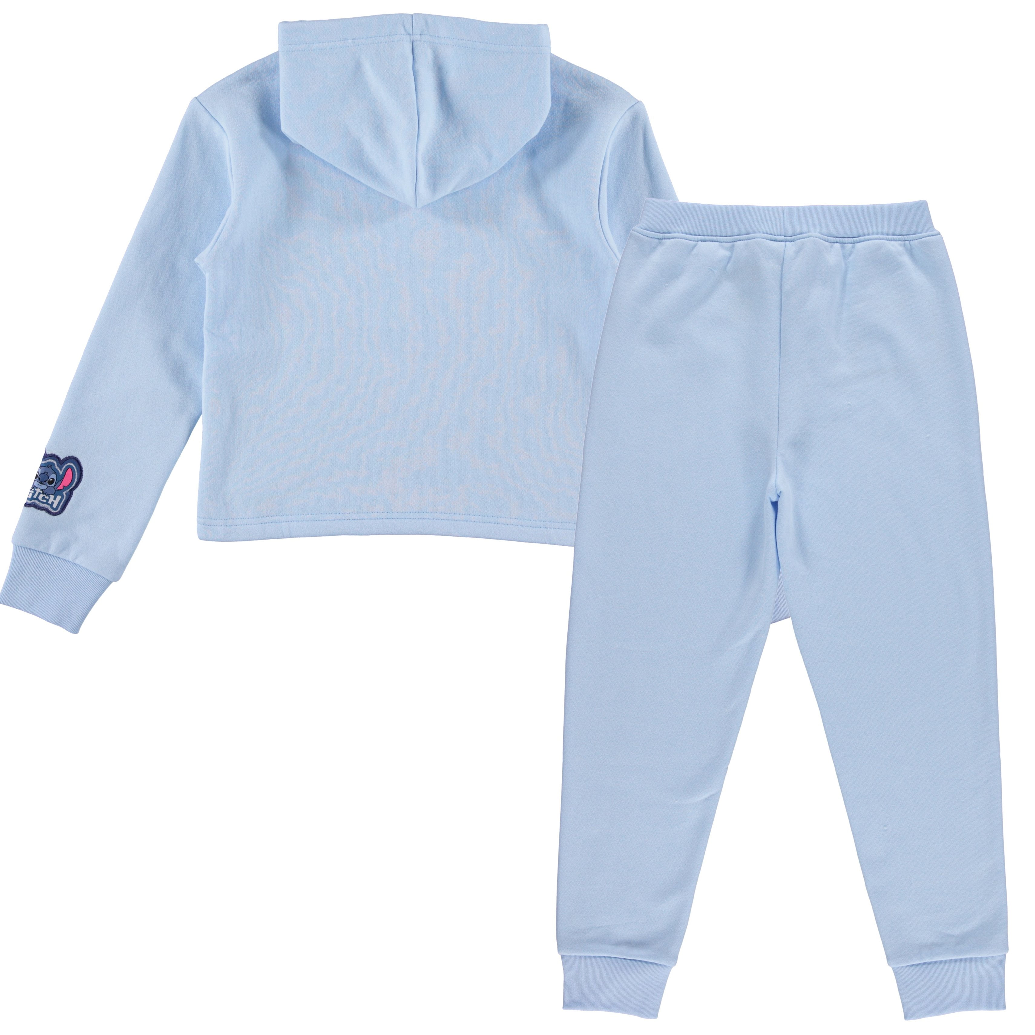 Disney Girls Lilo & Stitch Clothing Set - Stitch Sweatshirt Hoodie and Jogger - 2-Piece Outfit Set - Sizes 4-22
