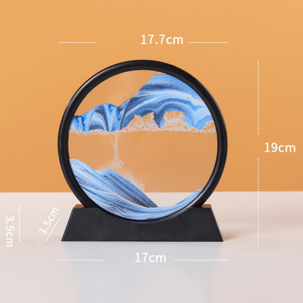 Flowing Sand Painting,3D Natural Landscape Dynamic Art Sand Painting