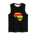 thumbnail image 4 of ZQUUVOU Tank Top For Women Casual Round Neck Ruffle Hem Tops (Black,S), 4 of 4