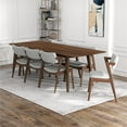 thumbnail image 3 of Adams 9-Piece Solid Wood Walnut Dining Room&Kitchen Furniture Set, 3 of 6