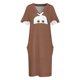 thumbnail image 4 of Vestido de bolsillo suelto Tow Mater Eyes Vestidos de mujer elegantes y bonitos vestidos de mujer vestido para mujer 2025, 4 of 7
