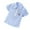 Light Blue, variant on WOYY Children's Short Sleeve School Shirt Boys & Girls Cotton Button Up Shirt, Sizes 3-14