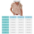 thumbnail image 4 of Blusas de mujer NikouMX Casual Boho con estampado floral cuello en V, 4 of 4