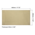 thumbnail image 2 of Individuales Manteles 450x300mm 2uds PVC Mesa Lavable Tejido Individual Mantel, Dorado, 2 of 5