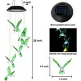 thumbnail image 6 of Solar Light,Hummingbird Wind Chimes Outdoor, Gifts for mom/Grandma/Wife/Daughter/Sister/Aunt/Grandma/Women,Mother Outdoor Decor, Yard Decor for Christmas,Gardening Gift, Birthday Gift, 6 of 8