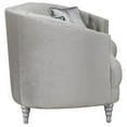 thumbnail image 4 of Avonlea Sloped Arm Tufted Loveseat Grey, 4 of 6
