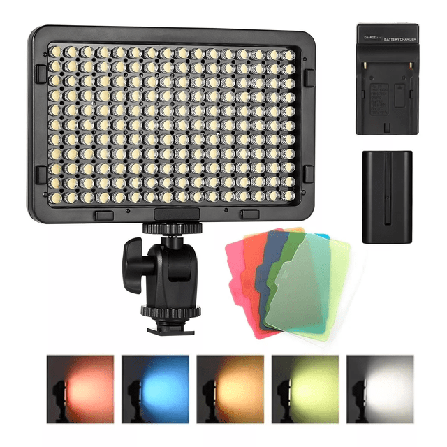 Amdohai 5600k 5-color 176led Fill light set Camera Light SLR Fill light set with