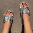 thumbnail image 3 of Sandalias De Moda Con Diamantes Y Zapatos De Baño Repelentes Al Agua Para Mujer, 3 of 5