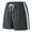 Grey, variant on Bcfgryg Men's Summer Casual Ribbon Patchwork Shorts Men's Cargo Shorts With Pockets Black L