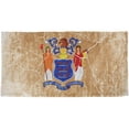 thumbnail image 1 of New Jersey Vintage Distressed State Flag All Over Beach Towel, 1 of 1