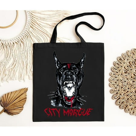 vintage City Morgue Tote Bag - ZillaKami Wardog - Rap Music Graphic Bag - Printed Music Merch For Gift - SosMula-TH11526