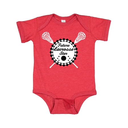 

Inktastic Future Lacrosse Star Childs Gift Baby Boy or Baby Girl Bodysuit