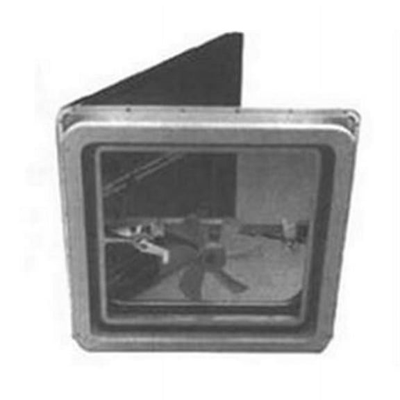 Hengs HNGV771402-C1G1 14 x 14 in., 12V Roof Vent with White Manual Lid & Fan