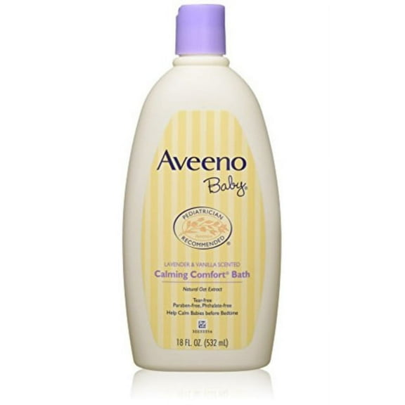 Aveeno Baby Calming Comfort Bath With Lavender And Vanilla, 18 Oz, 2 Pack