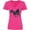 Hot Pink, variant on Inktastic Beautiful Galloping Black Horse Women's V-Neck T-Shirt