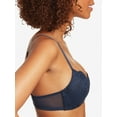 thumbnail image 3 of Women's Maidenform DM7680 Pure Comfort Lace Push-Up Wireless Bra (Navy L), 3 of 5
