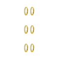 thumbnail image 1 of Guardurnaity 2 uds pendientes de aro de acero inoxidable colgante de plata pendientes accesorios de joyería aros redondos hermana 2.010mm Type1 NO1, 1 of 6