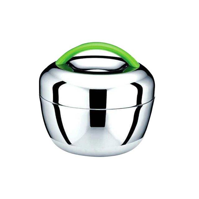 Billuyoard Fiambrera aislada Contenedor de comida en forma de fruta Fiambrera Bento antiadherente con asa Hogar Desorden Estaño Oficina Escuela Cocina y Comedor 1.3 l/mango de color