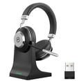 thumbnail image 1 of V5.3 Computer Bluetooth Headset with Microphone for PC, with Noise Cancelling Mic, USB Dongle, Charging Base & Mute Button for Work/Cell Phones/Computer/Call Centre/Zoom, 1 of 8