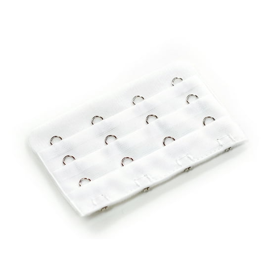 More of Me to Love Fourhook Bra Extender 3pack white