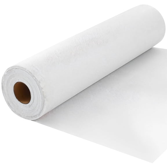 Fusible Bonding Web, 16.5" Width x 15 Yards Non-Woven Fusible Interlining, White Lightweight Fabric, Soft and Breathable for Bonding, Ideal for Sewing, Crafts, and Multi-Material Applications